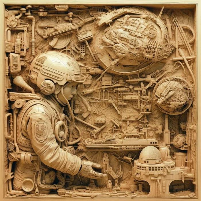 نموذج ثلاثي الأبعاد لآلة CNC 3D Art 